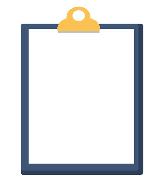Clipboard with Blank Paper