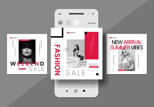 Fashion Sale Social Media Post Template