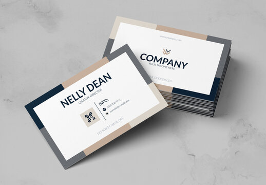 Business Card Template Layout