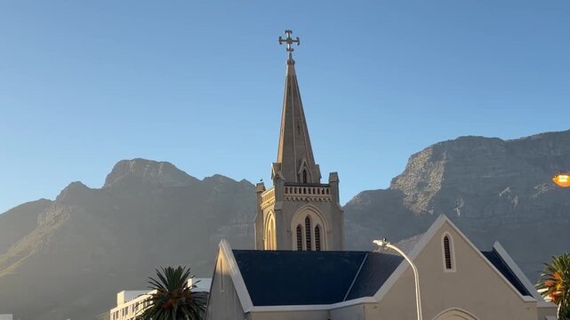 An old Church built in the 1800s in Cape Town City centre.