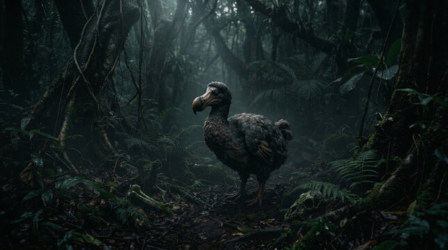 Dodo Bird (Raphus cucullatus) &ndash; Extinct Flightless Bird from Mauritius, Symbol of Human-Caused Extinction
