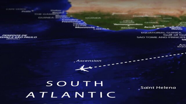 Flight From Mumbai INDIA to Asuncion PARAGUAY ARMENIA with flag pins