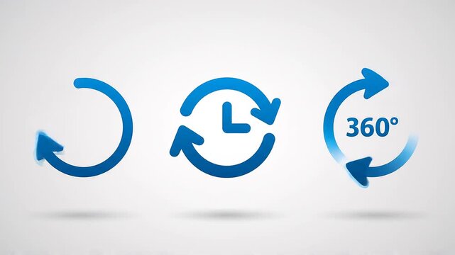 Blue icons for rotation and 360 degrees.