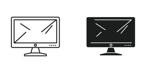Computer Monitor Display Icon Data