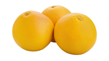 Isolated, fresh and juicy grapefruits, perfect for illustrating healthy eating habits