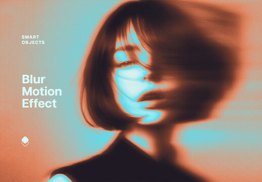 Dreamy Blur Photo Effect Mockup