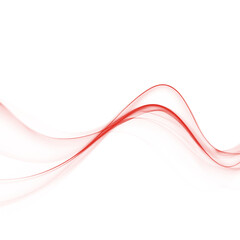 Dynamic red light swirl vector, neon vortex trail with fast motion curved lines and glowing wave...