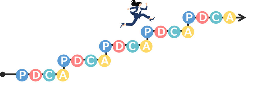 PDCAサイクルのイラスト