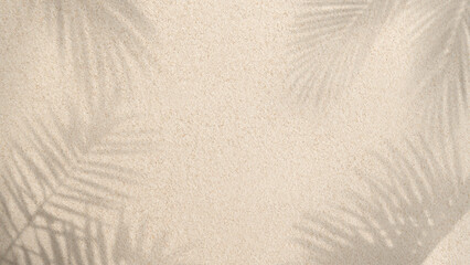 Tropical shadows on sandy texture desktop wallpaper © Rawpixel.com