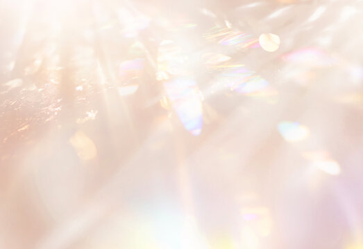 キラキラとプリズムの輝く背景