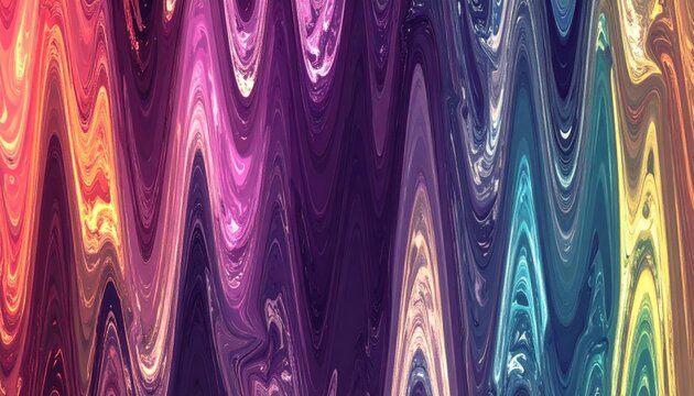 Tessuto cangiante con sfumature astratte multicolore