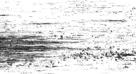 Obraz premium Black and white textured background with horizontal distressed lines and speckles abstract grunge