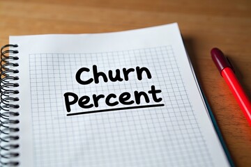 Stylish Finance Photoshoot: Checkered Notepad and Red Marker on Wooden Desk