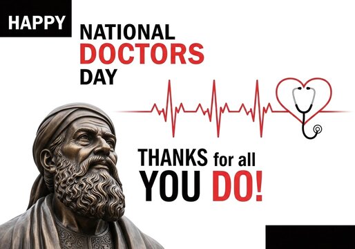 Happy national doctors day thanks for all you do