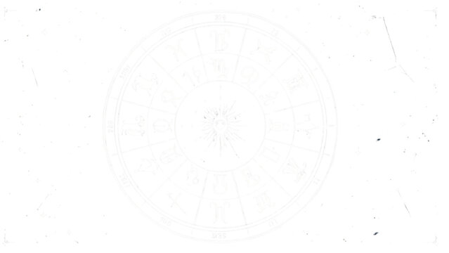 Zodiac astrology symbol collection with horoscope signs, constellation icons and mystical celestial emblems in elegant monochrome vector style