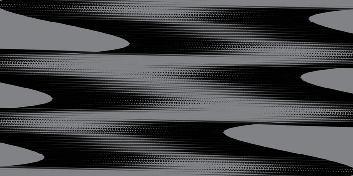 black and grey brush wrap car sticker pattern abstract banner sporty lines black and grey color combination grunge brush modern pattern motorsport racing vector design, Eps 10.