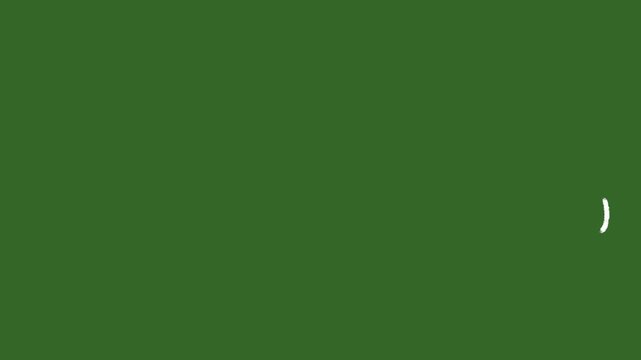 vector white lines wind effect on green screen, UI motion graphics. alpha adjustment layer, smooth animated line filter, 2d animation