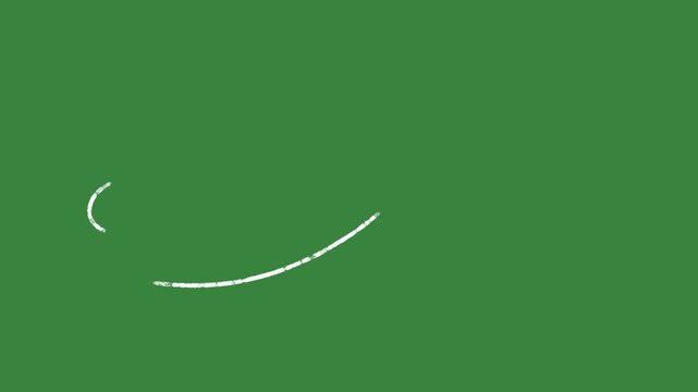 vector white lines wind effect on green screen, UI motion graphics. alpha adjustment layer, smooth animated line filter, 2d animation