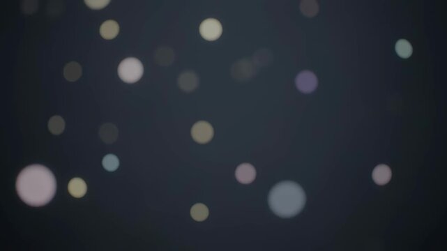 Soft Focus Bokeh Lights Abstract Background Seamless Loop Gentle Movement Pastel Colors