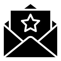 Obraz premium Inviions icon glyph style vector illustration.