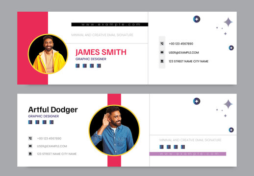 Minimal Corporate Email Signature Design