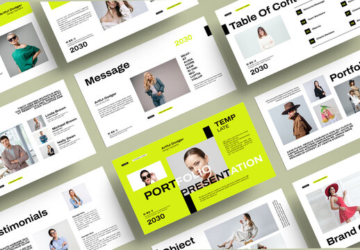 Portfolio Presentation Template