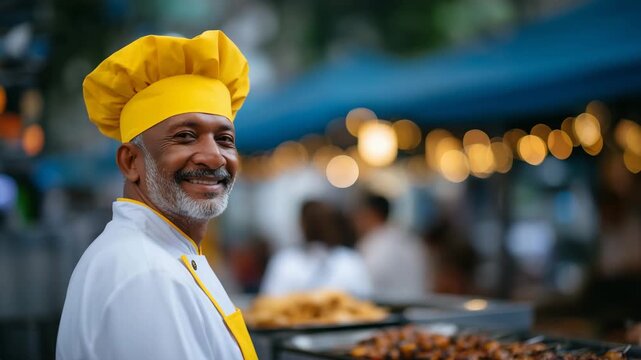 518Faceless individual enjoying street food from a vendor, shallow focus, blurred urban background