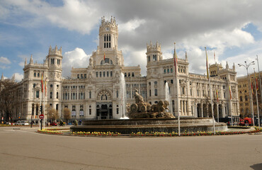 Obraz premium fuente de Cibeles en Madrid