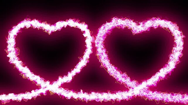 Two Hearts_Glow_Electricity
Two hearts drawn with electrical lines on a transparent background. Alpha channel.