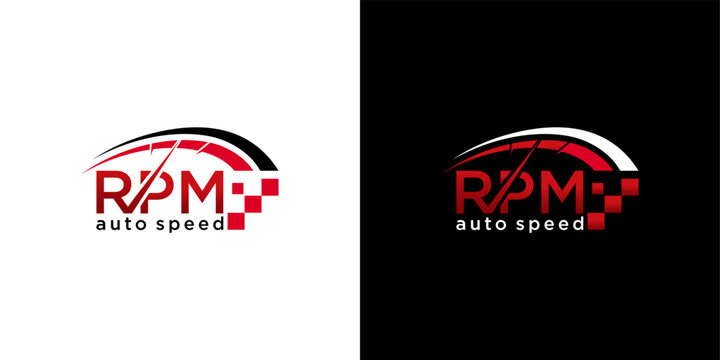 RPM Auto Speed logo design.