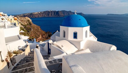 Obraz premium oia village santorini greece