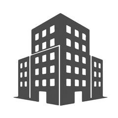 Modern office building city architecture icon on transparent png background © Mosaraf Hossain