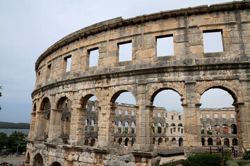 Fototapeta premium The Majestic Pula Arena, an Ancient Roman Amphitheater
