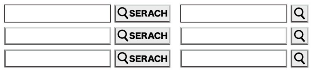 Obraz premium 3D style search bar UI set with 