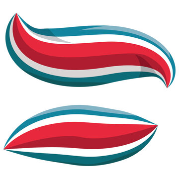 toothpaste blob, toothpaste texture vector.