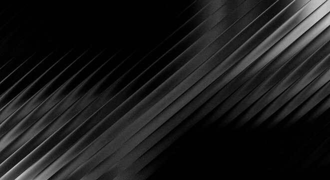 Dramatic black and white diagonal stripes pattern with grainy texture creating dynamic abstract geometric background design