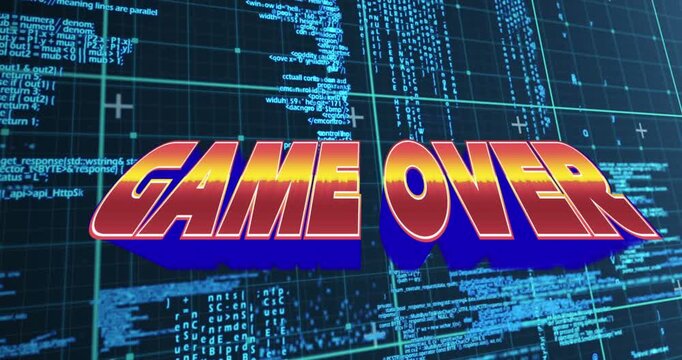 Start text and futuristic background