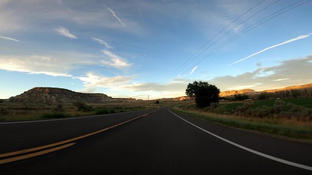 Utah Driving 7708 Tropic Escalante Red Rock Canyon