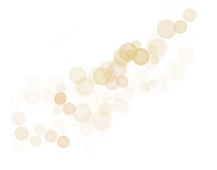 Fototapeta premium Transparent blurred bokeh. PNG Soft glow of light circles.