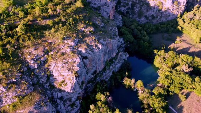 Epic Aerial Drone Footage of Croatia Inland &ndash; Rivers, Lakes, Waterfalls and Untouched Nature Landscape