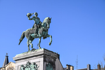 Obraz premium Luxembourg ville mobilité transport Guillaume II