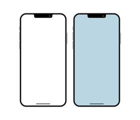 スマートフォンモックアップ（空白画面・モバイルUIテンプレート）Mobile Phone Mockup © suzuran894