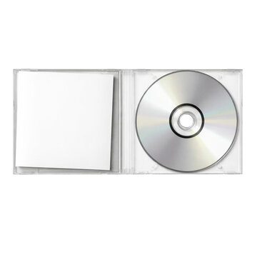 Blank CD Case with Disc and Insert