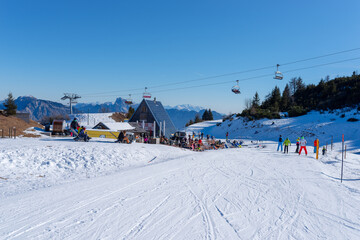 Ski Resort Zoncolan in Northern Italy © Filip Olejowski