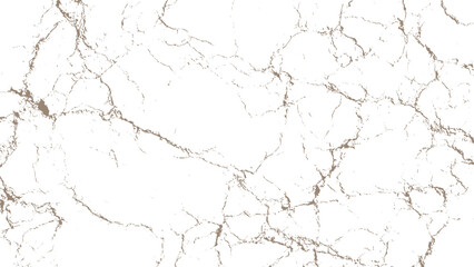 Marble texture with brown veins on white background