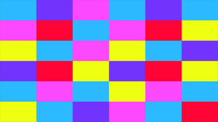 Template design for presentation, cover, brochure and web banner.  Hundred colorful squares, seamless extendable vector illustration. Artistic Colorful Grid Texture. 