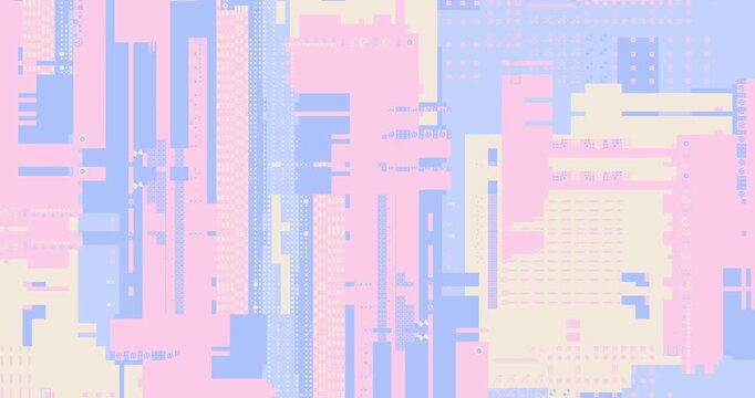 Complex Delicate Vanilla Aesthetic Technical Pattern