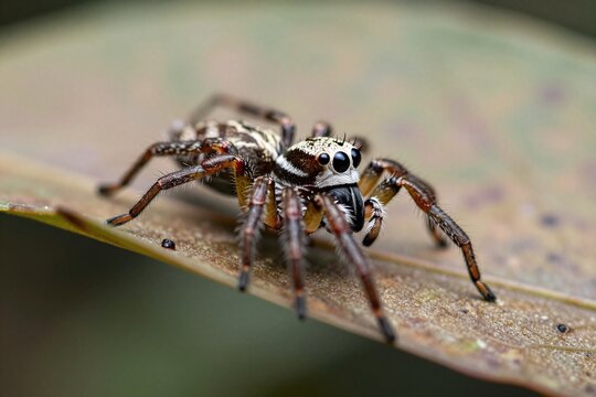 A small yellow spider sitting on top of a leaf