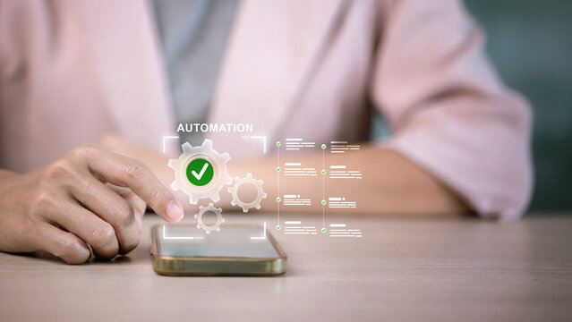 Mobile Business Automation Workflow Concept with Digital Process Management System