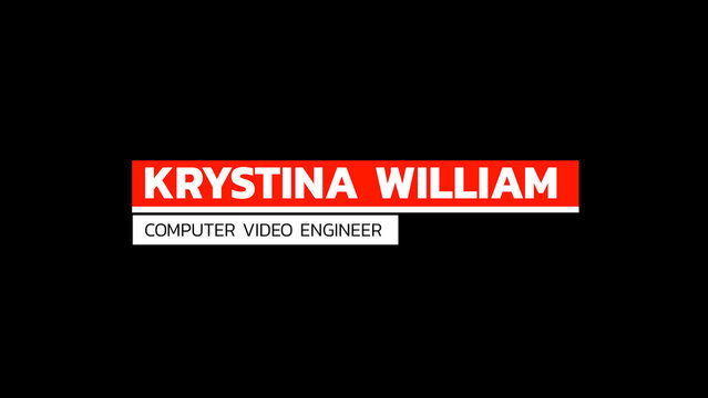 Glitch Lower Thirds 8
